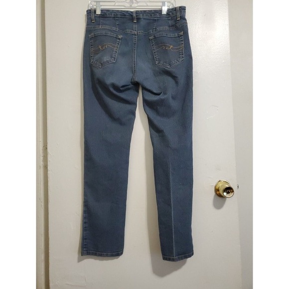 Miss Tina By Tina Knowles Jeans Womens Blue Med Wash Denim No Tag But Measured - Picture 6 of 6